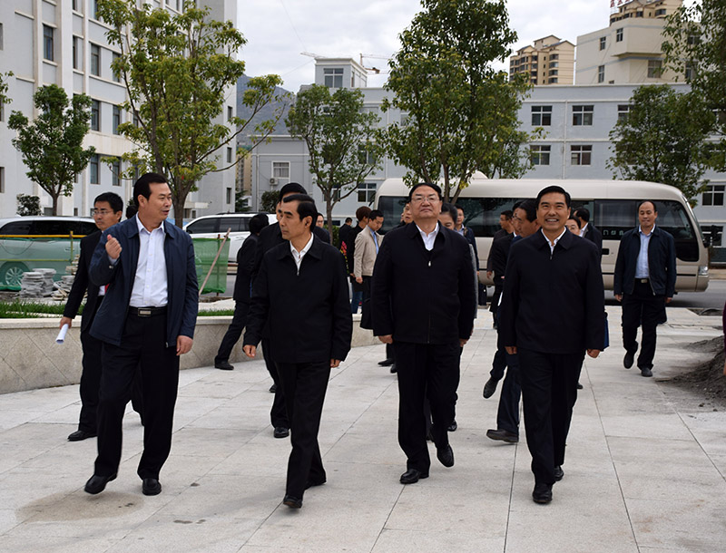 最高人民法院副院長景漢朝一行視察隴南站及階州廣場(chǎng)